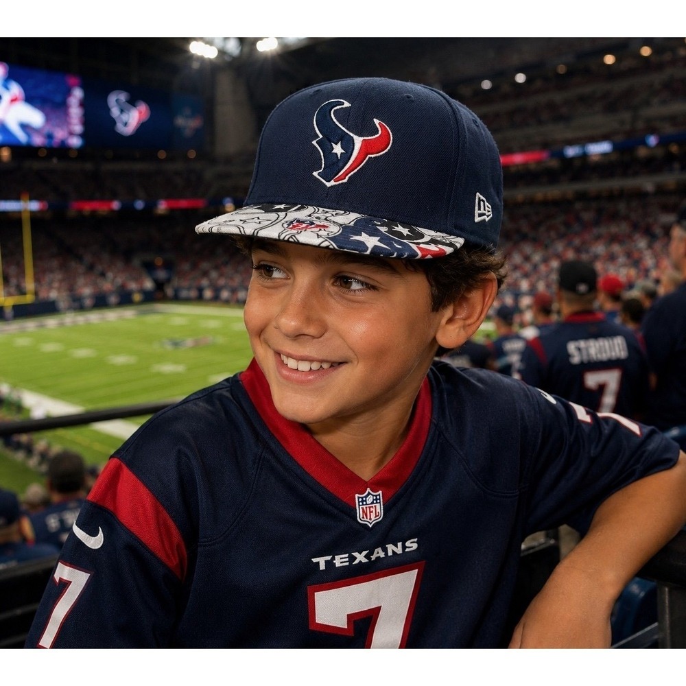 New Era Houston Texans Youth 9FIFTY Snapback Hat‎ NFL Kids Cap New